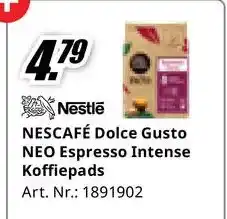 MediaMarkt NESCAFÉ Dolce Gusto NEO Espresso Intense Koffiepads. aanbieding