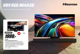 MediaMarkt Hisense 75UR9S 75 inch 4k Mini-LED smart TV aanbieding