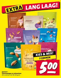 Nettorama gwoonº notenmelanges en notenmixen aanbieding