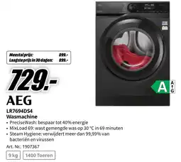 MediaMarkt AEG LR7694DS4 Wasmachine aanbieding