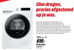 MediaMarkt Samsung DV90DG6845LEU3 Wasmachine aanbieding