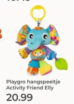 Prenatal Playgro hangspeeltje Activity Friend Elly aanbieding