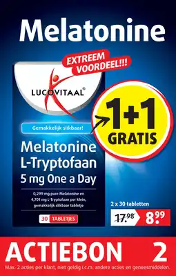 Lucovitaal Melatonine aanbieding