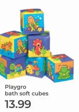 Prenatal Playgro bath soft cubes aanbieding