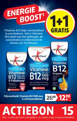 Lucovitaal Vitamine B12 aanbieding