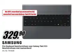 MediaMarkt Samsung Pro Keyboard beschermhoes voor Galaxy Tab S12+ Beschermhoes met toetsenbord aanbieding