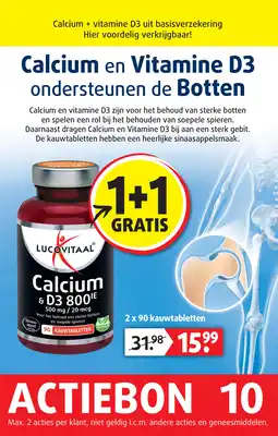 Lucovitaal Calcium en Vitamine D3 aanbieding