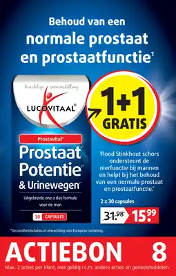 Lucovitaal Prostaat Potentie & Urinewegen aanbieding
