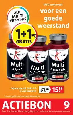 Lucovitaal Alle Multi Vitamines aanbieding