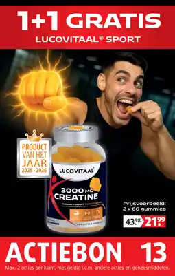 Lucovitaal 3000MG Creatine aanbieding