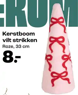 Kwantum Kerstboom vilt strikken aanbieding