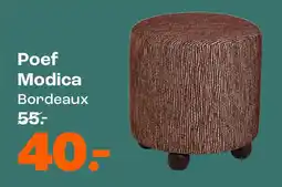 Kwantum Poef Modica aanbieding