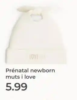 Prenatal Prénatal newborn muts i love aanbieding
