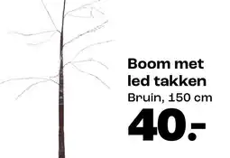 Kwantum Boom met led takken aanbieding