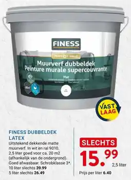 Kluswijs FINESS DUBBELDEK LATEX aanbieding