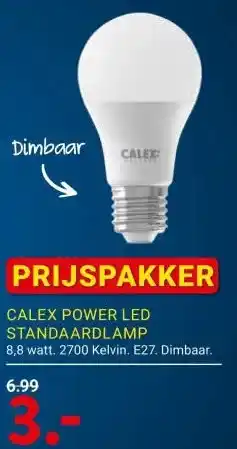 Kluswijs CALEX POWER LED STANDAARDLAMP aanbieding