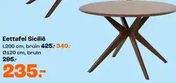Kwantum Eettafel Sicilië aanbieding
