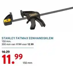 Kluswijs STANLEY FATMAX EENHANDSKLEM aanbieding