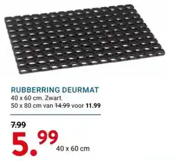Kluswijs Rubberring deurmat aanbieding