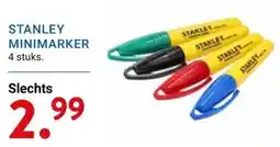 Kluswijs STANLEY MINIMARKER aanbieding