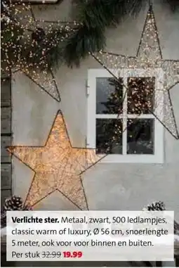 Intratuin Verlichte ster. aanbieding
