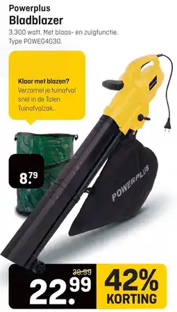 Hubo Powerplus Bladblazer aanbieding