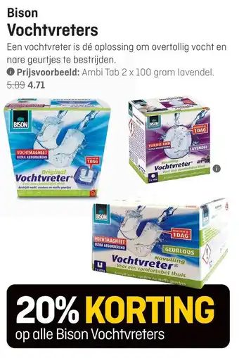 Bison Vochtvreters
