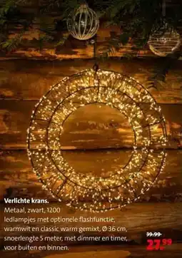 Intratuin Verlichte krans aanbieding