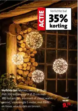 Intratuin Verlichte bal aanbieding