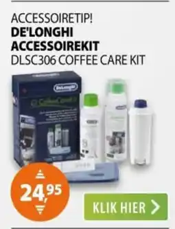Expert De'Longhi Accessoirekit DLSC306 Coffee Care Kit aanbieding
