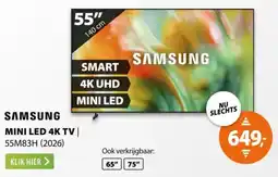 Expert Samsung Mini Led 4K TV 55M83H(2026) aanbieding