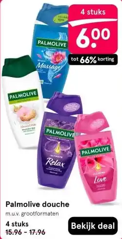 Etos Palmolive douche aanbieding