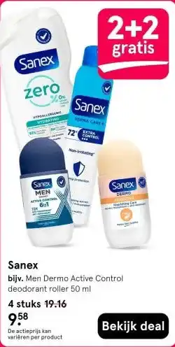 Etos Sanex aanbieding