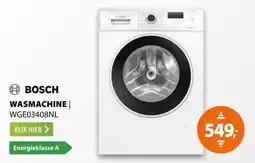 Expert Bosch Wasmachine WGE03408NL aanbieding