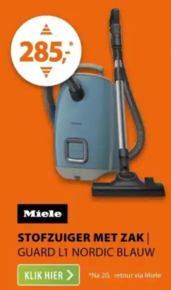 Miele Stofzuiger met Zak Guard L1 Nordic Blauw