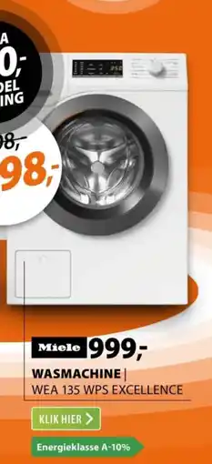 Expert Miele Wasmachine WEA 135 WPS Excellence aanbieding