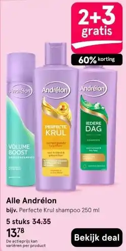 Etos Alle Andrélon aanbieding
