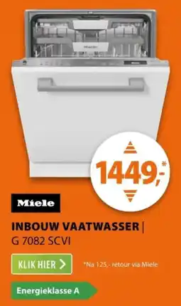 Expert Miele Inbouw Vaatwasser G 7082 SCVI aanbieding