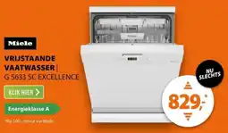 Expert Miele Vrijstaande Vaatwasser G 5633 SC Excellence aanbieding