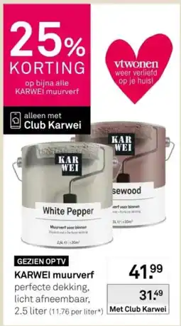 Karwei Karwei muurverf aanbieding