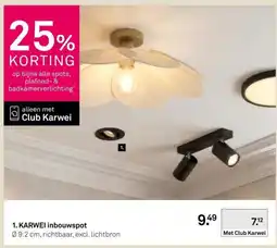 Karwei Karwei inbouwspot aanbieding