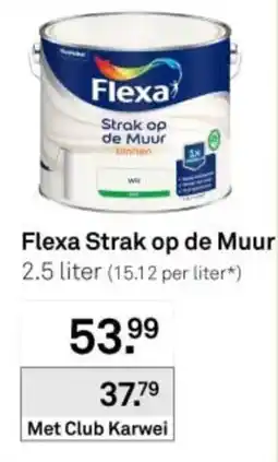 Karwei Flexa Strak op de Muur aanbieding