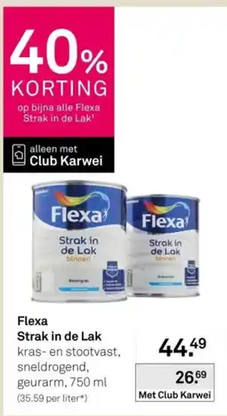 Karwei Flexa Strak in de Lak aanbieding