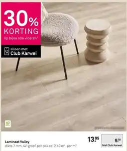 Karwei Laminaat Valley aanbieding