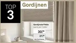 Karwei Gordijnstof Pelle aanbieding