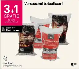 Karwei Club Karwei haardhout aanbieding