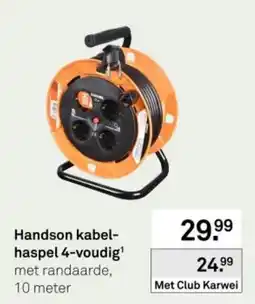 Karwei Handson kabelhaspel 4-voudig aanbieding