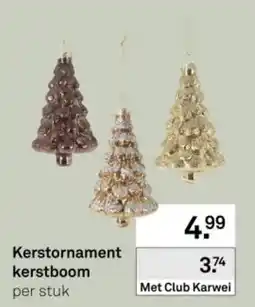 Karwei Kerstornament kerstboom aanbieding