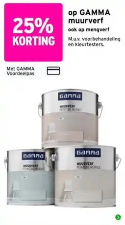 GAMMA Gamma muurverf aanbieding