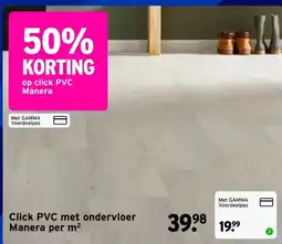 GAMMA Manera click PVC aanbieding